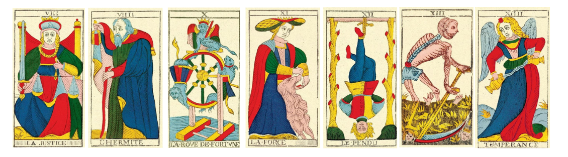 Arcani Maggiori dalla Giustizia alla Temperanza — Via Emotiva