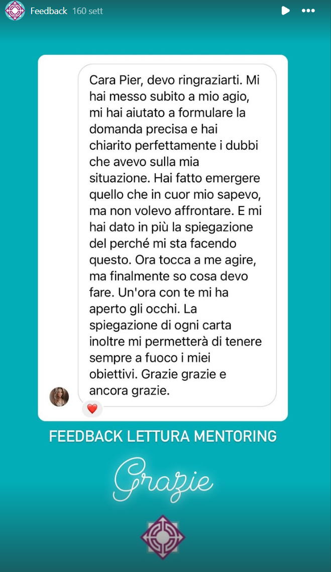 Feedback Lettura Mentoring