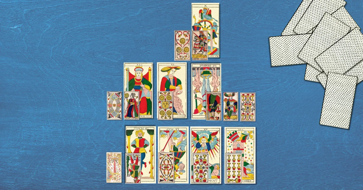 Stesura Mandala con Tarocchi di Marsiglia
