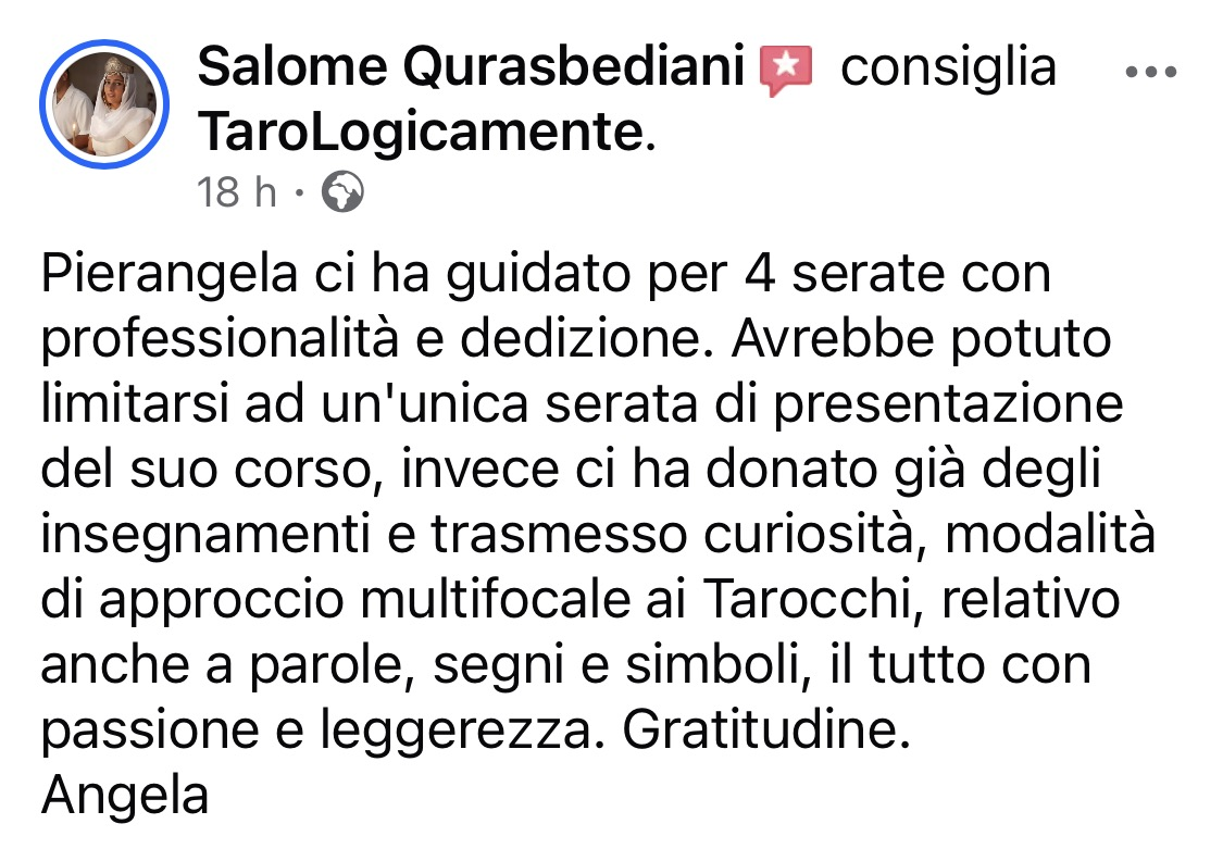 Recensione Facebook completa di Salome Qurasbediani sulle quattro serate della Sfida